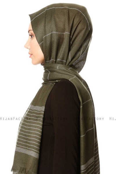 Nihal - Khaki Hijab - Özsoy
