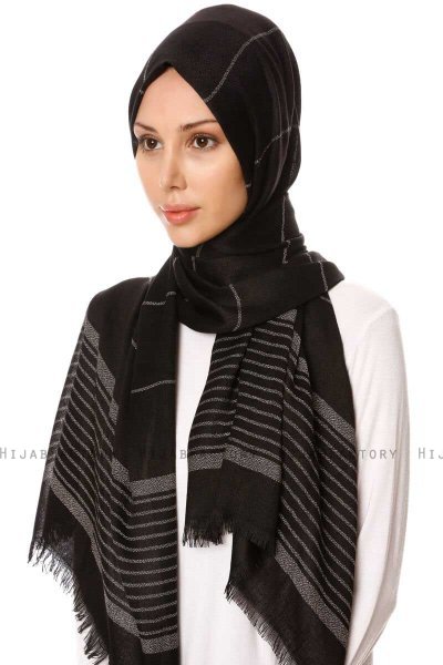 Nihal - Svart Hijab - Özsoy