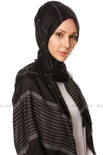 Nihal - Svart Hijab - Özsoy