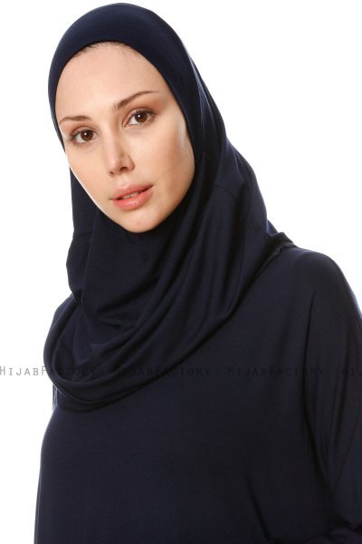 Nisa - Marinblå Bönedräkt - Miss Halima