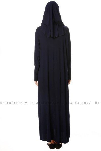 Nisa - Marinblå Bönedräkt - Miss Halima