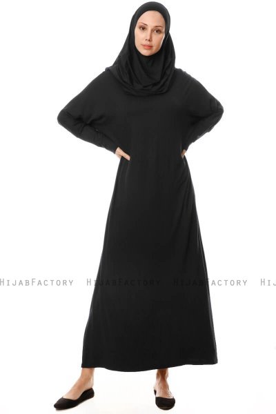 Nisa - Svart Bönedräkt - Miss Halima