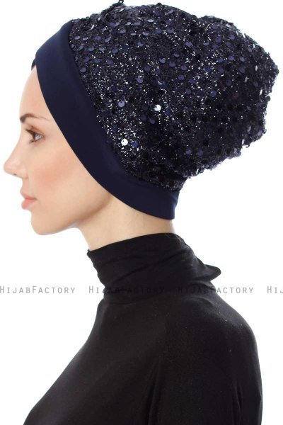 Nurten - Marinblå Turban