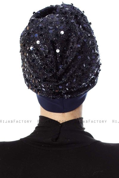 Nurten - Marinblå Turban