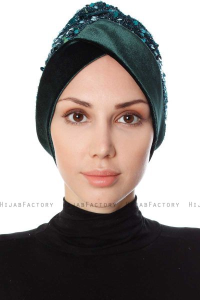 Nurten - Mörkgrön Turban