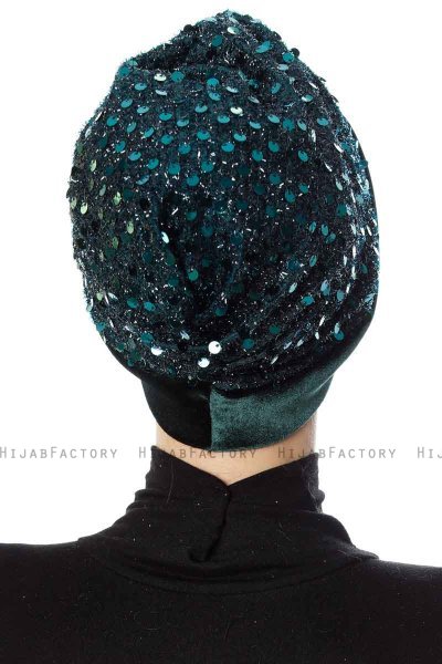 Nurten - Mörkgrön Turban
