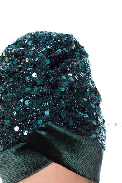 Nurten - Mörkgrön Turban