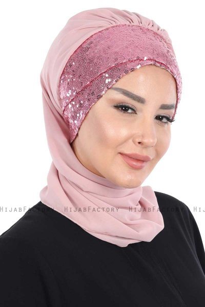 Olga - Gammelrosa & Gammelrosa Praktisk Hijab