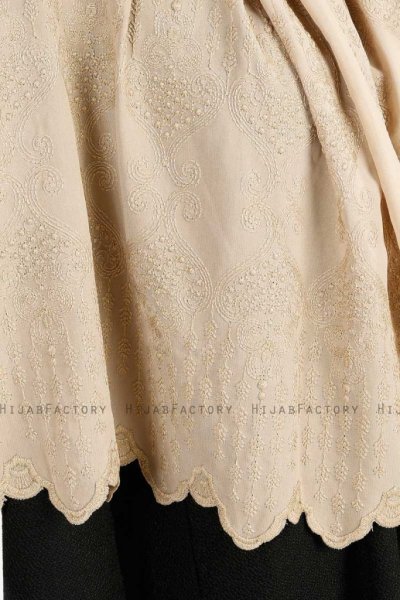 Özlem Taupe Hijab Sjal Madame Polo 130005-5