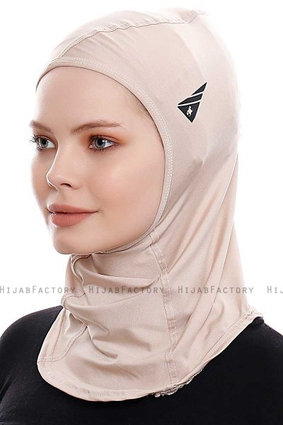 Pinar - Ljus Taupe Sport Hijab - Ecardin