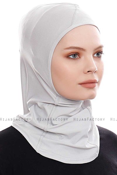 Pinar - Ljusgrå Sport Hijab - Ecardin