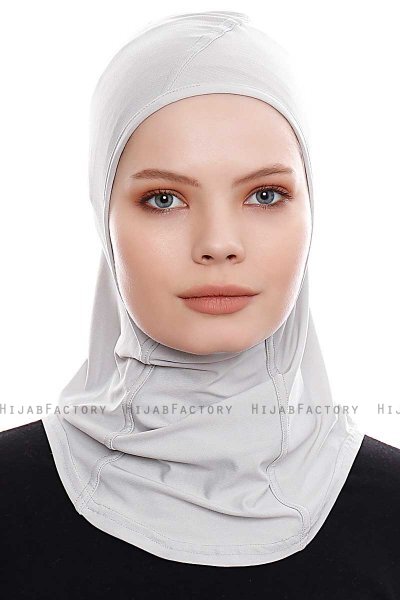 Pinar - Ljusgrå Sport Hijab - Ecardin