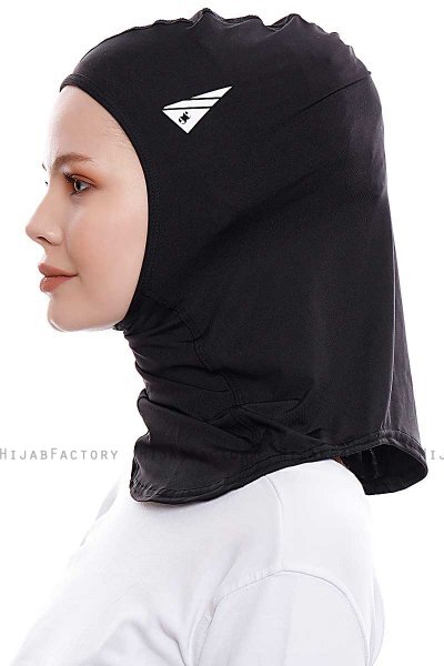 Pinar - Svart Sport Hijab - Ecardin