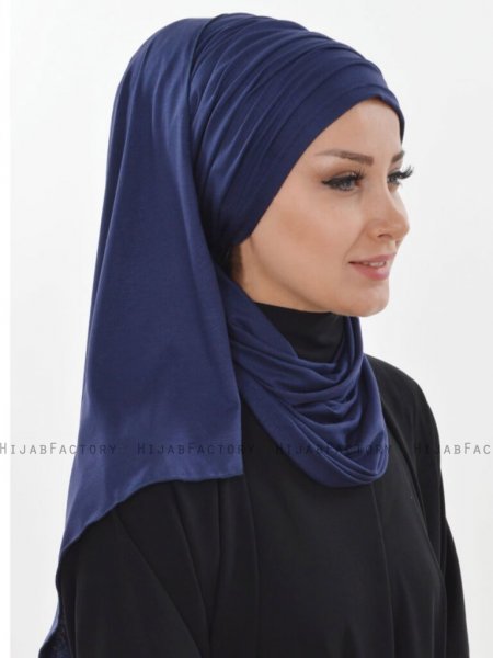 Rebecca Marinblå Bomull Turban Ayse Turban 322302c