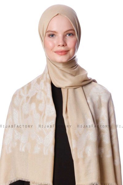 Roshan - Beige Hijab - Özsoy