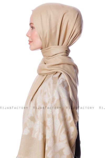 Roshan - Beige Hijab - Özsoy