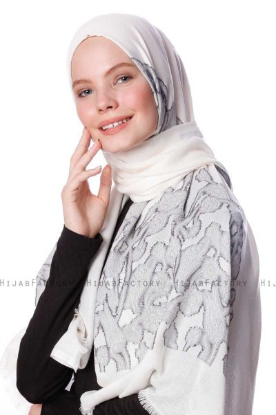 Roshan - Creme Hijab - Özsoy