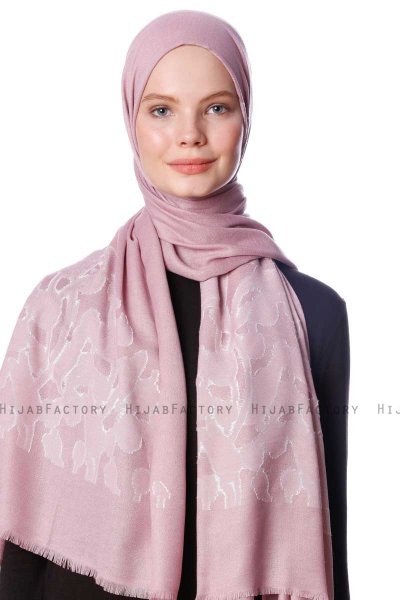 Roshan - Mörk Gammelrosa Hijab - Özsoy