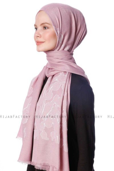 Roshan - Mörk Gammelrosa Hijab - Özsoy