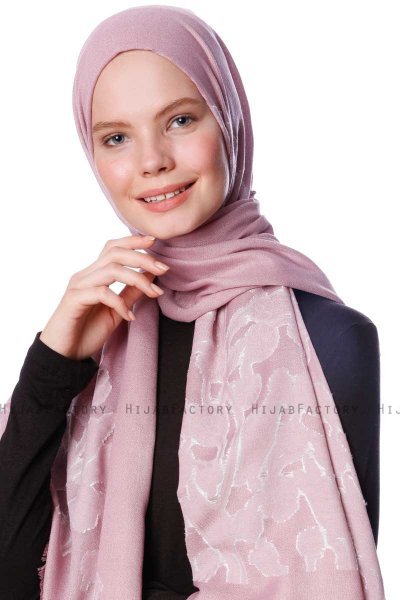 Roshan - Mörk Gammelrosa Hijab - Özsoy