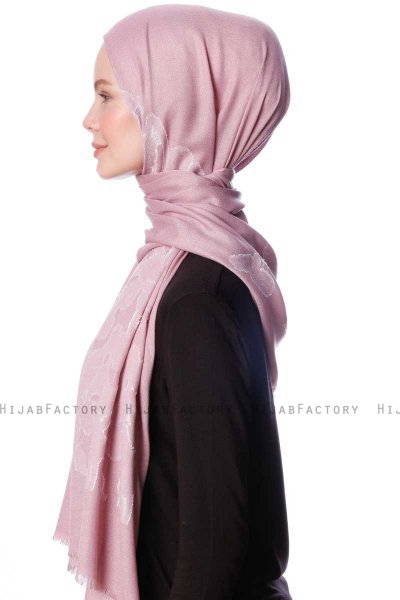 Roshan - Mörk Gammelrosa Hijab - Özsoy