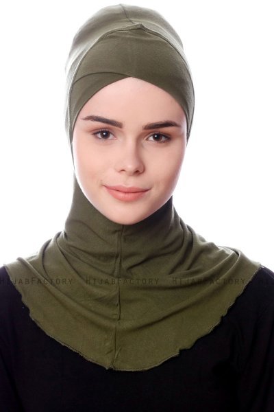 Safiye - Khaki Ninja Underslöja - Ecardin