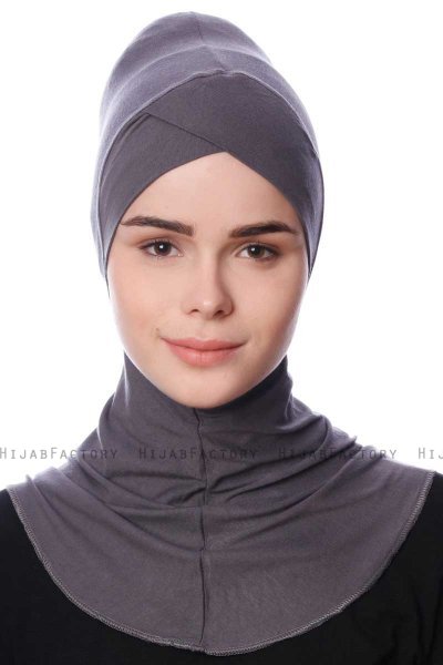 Safiye - Mörkgrå Ninja Underslöja - Ecardin