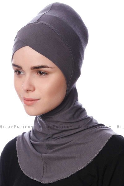 Safiye - Mörkgrå Ninja Underslöja - Ecardin