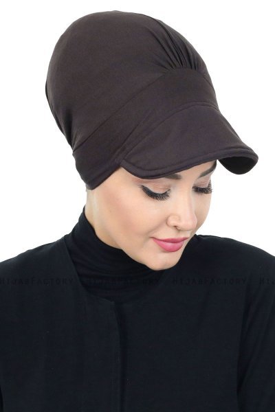 Sandra - Brun Bomull Turban - Ayse Turban