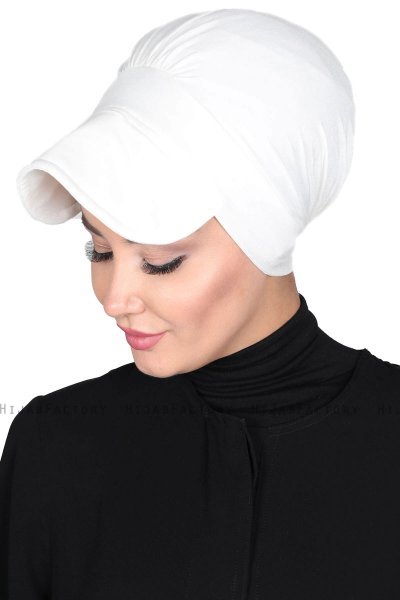 Sandra - Creme Bomull Turban - Ayse Turban