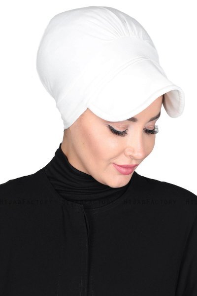 Sandra - Creme Bomull Turban - Ayse Turban