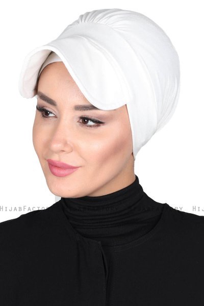 Sandra - Creme Bomull Turban - Ayse Turban