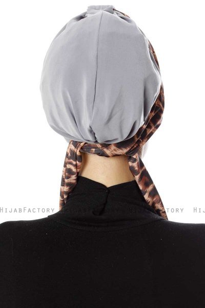 Sanem - Grå Turban