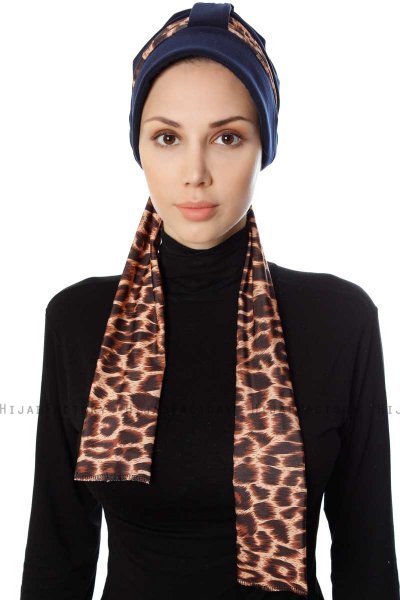 Sanem - Marinblå Turban