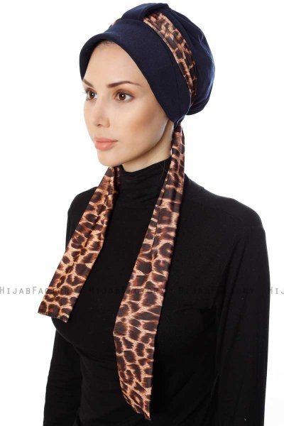 Sanem - Marinblå Turban