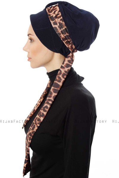 Sanem - Marinblå Turban