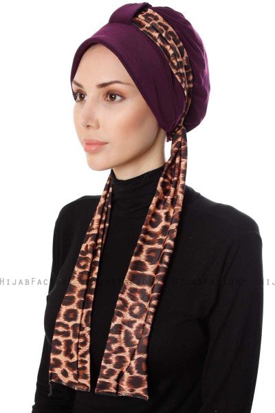 Sanem - Plommon Turban