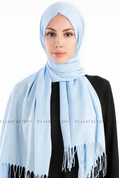 Selin Ljusblå Pashmina Hijab Sjal Özsoy 160266-1