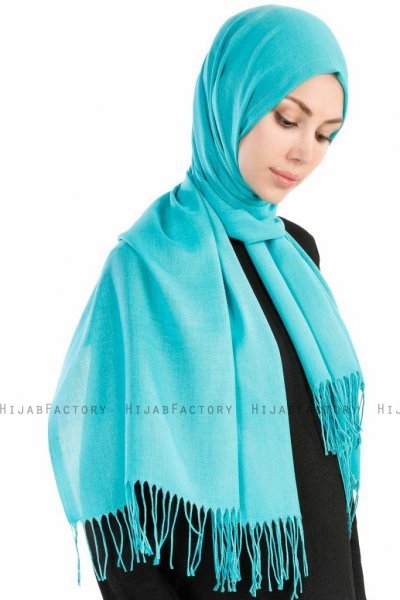Selin Mintgrön Pashmina Sjal Hijab Özsoy 160203-3