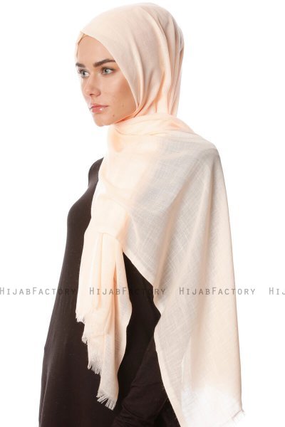 Selma - Aprikos Enfärgad Hijab - Gülsoy
