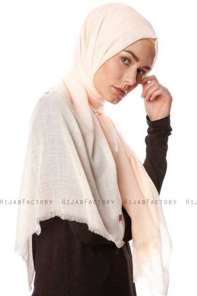 Selma - Aprikos Enfärgad Hijab - Gülsoy