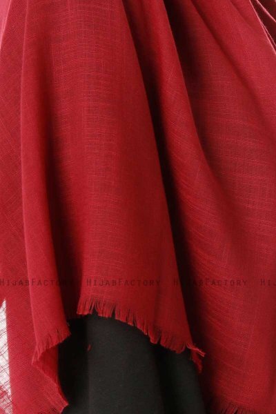 Selma - Bordeaux Enfärgad Hijab - Gülsoy