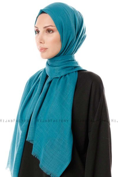 Selma - Grön Enfärgad Hijab - Gülsoy