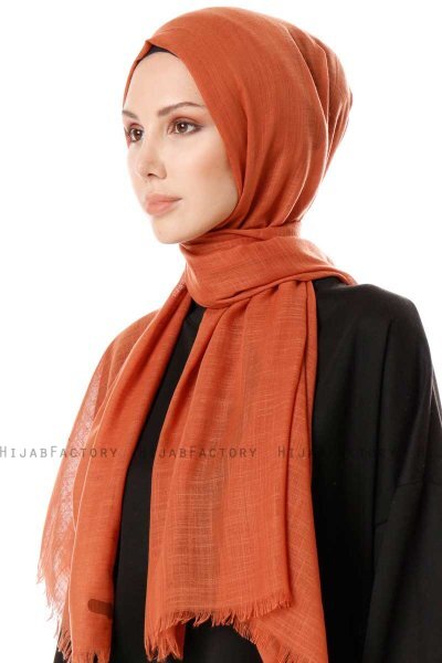 Selma - Kanel Enfärgad Hijab - Gülsoy