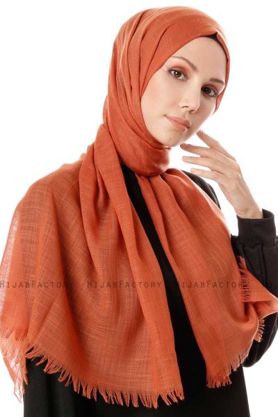 Selma - Kanel Enfärgad Hijab - Gülsoy