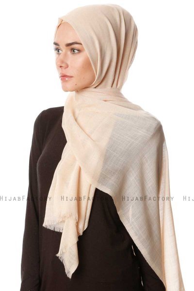 Selma - Latte Enfärgad Hijab - Gülsoy