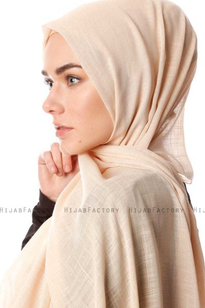 Selma - Latte Enfärgad Hijab - Gülsoy