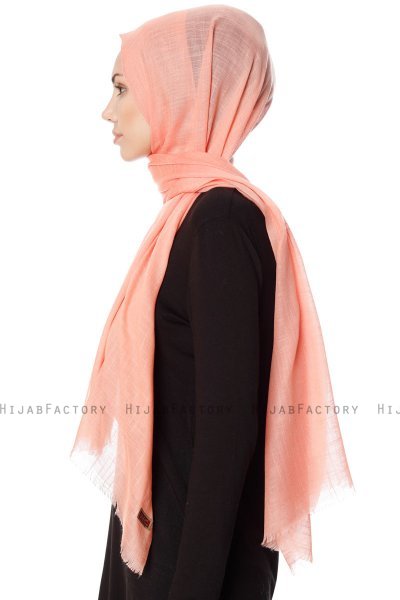 Selma - Orange Enfärgad Hijab - Gülsoy