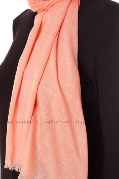 Selma - Orange Enfärgad Hijab - Gülsoy