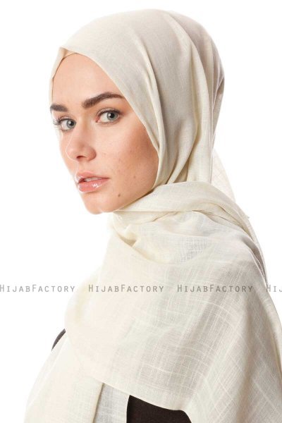 Selma - Sand Enfärgad Hijab - Gülsoy